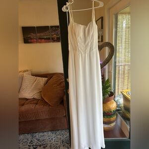 Mori Lee Elegant White Wedding Dress